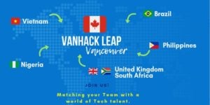 You're invited to VanHack Leap Vancouver with VEC. Sept. 30 to Oct. 2